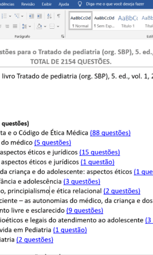 Seções do Banco de Questões 2K.