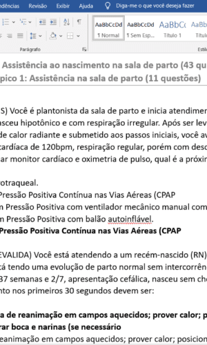 Tópico do Banco de Questões.