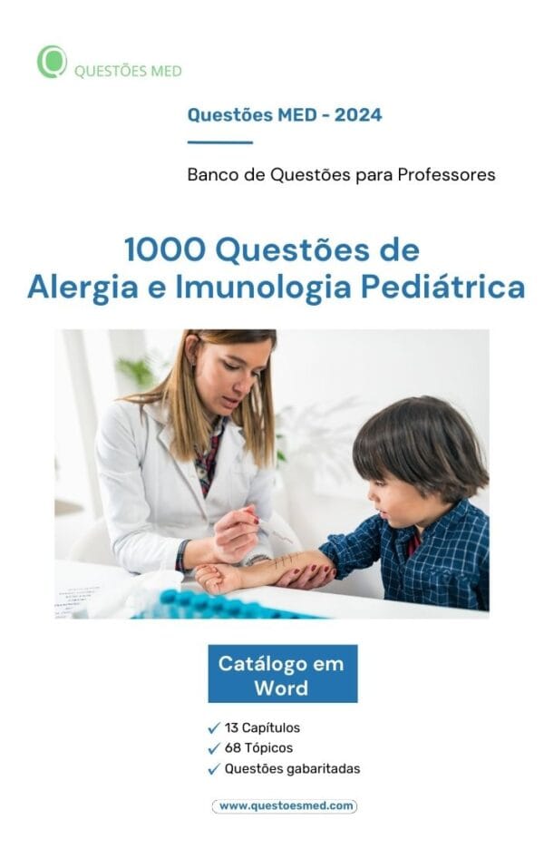Banco de Questões - Alergia e Imunologia Pediátrica (Word)
