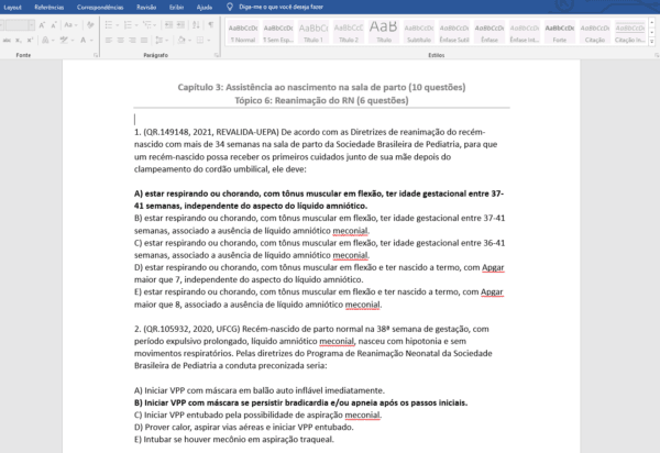 Banco de Questões de Pediatria - Amostra Grátis - Image 3
