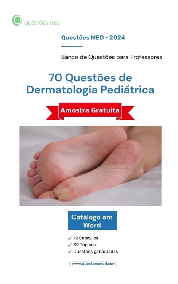 Banco de Questões - Dermatologia Pediátrica (Amostra Grátis)