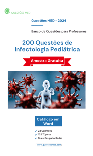 Capa do catálogo de Infectologia Pediátrica