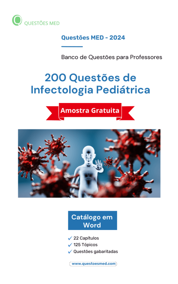 Capa do catálogo de Infectologia Pediátrica