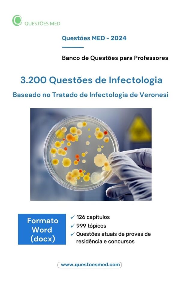 3200 Questões de Infectologia em Word para download