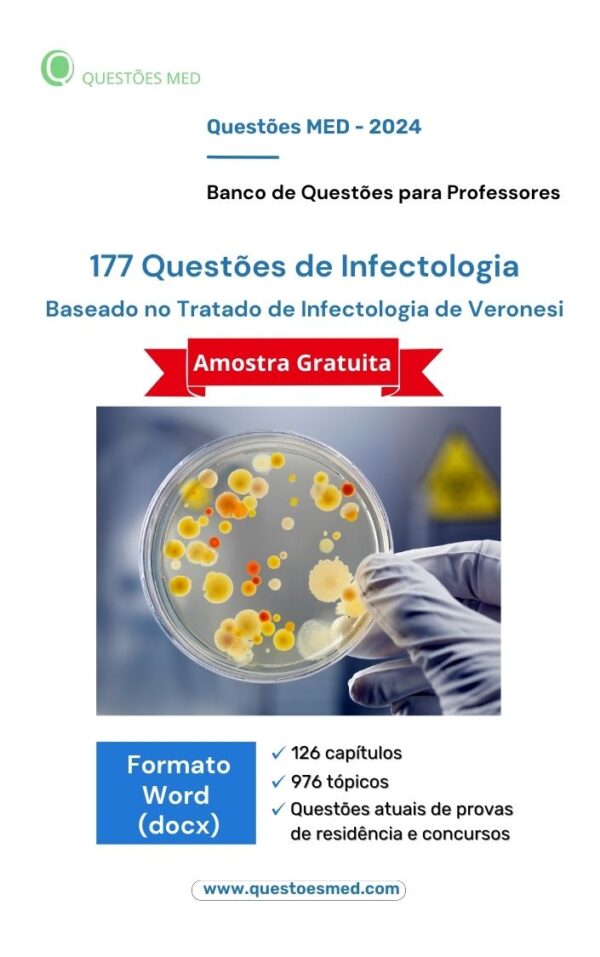 Banco de Questões - Infectologia (Word) Amostra Grátis