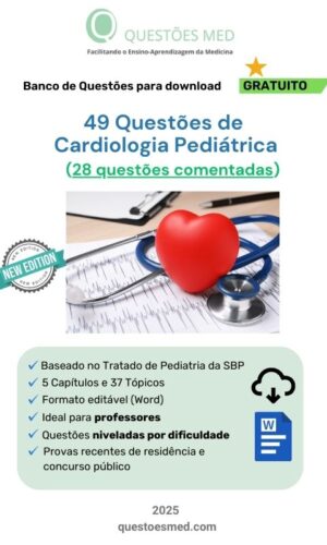 Banco de Questões Gratuito de Cardiologia Pediátrica em Word