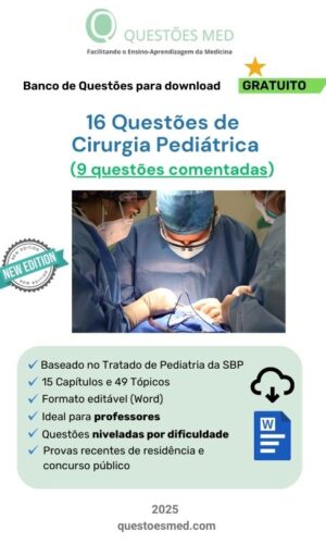 Banco de Questões Gratuito de Cirurgia Pediátrica em Word