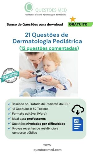 Banco de Questões Gratuito de Dermatologia Pediátrica