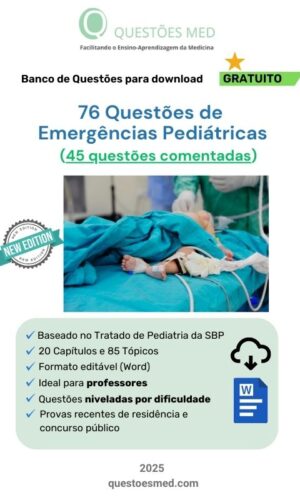 Banco de Questões Gratuito de Emergências Pediátricas em Word
