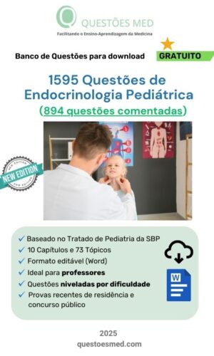 Banco de Questões Gratuito de Endocrinologia Pediátrica em Word