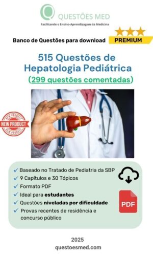 515 Questões de Hepatologia Pediátrica (299 comentadas) PDF