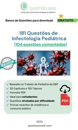 Banco de Questões Gratuito de Infectologia Pediátrica - PDF