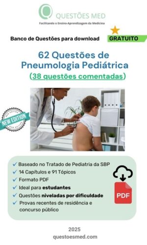 Banco de Questões Gratuito de Pneumologia Pediátrica em PDF