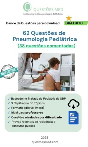 Banco de Questões Gratuito de Pneumologia Pediátrica em Word